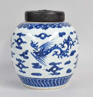 Lot 285 - A Chinese Porcelain Ginger Jar, Kangxi,...