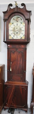 Lot 1404 - A Mahogany Eight Day Longcase clock, early...