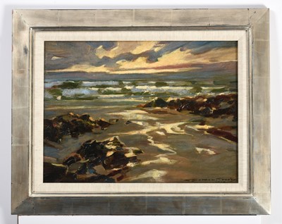 Lot 56 - Frederick Gordon Crosby (1885-1943) Seascape...