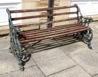 Lot 640 - Railway Interest: A Victorian Cast Iron Garden...