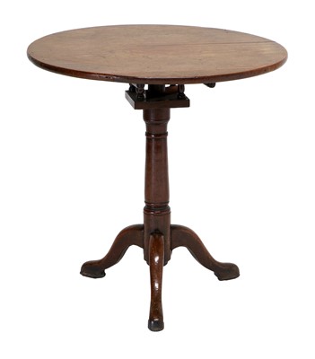 Lot 823 - A George III Mahogany Tripod Table, late 18th...