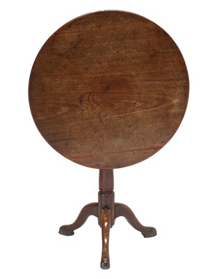 Lot 823 - A George III Mahogany Tripod Table, late 18th...