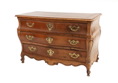 Lot 381 - A French Louis XV Period Provincial Walnut...