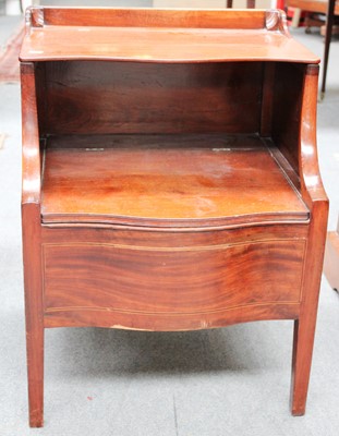 Lot 1153 - A 19th century Mahogany Bedside Commode, 56cm...