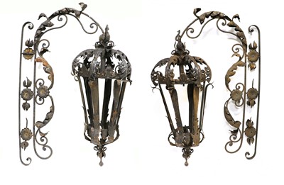 Lot 549 - A Pair of Late 19th Century French Wrought...