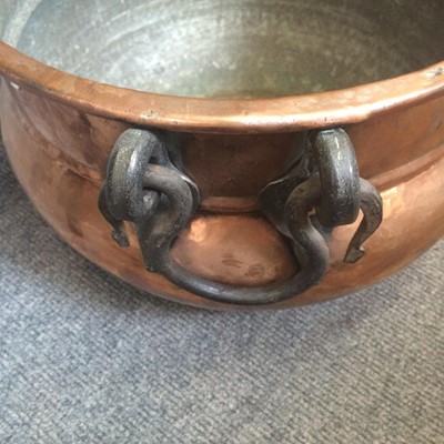 Lot 353 - A Large Copper Planter, 19th century, with...