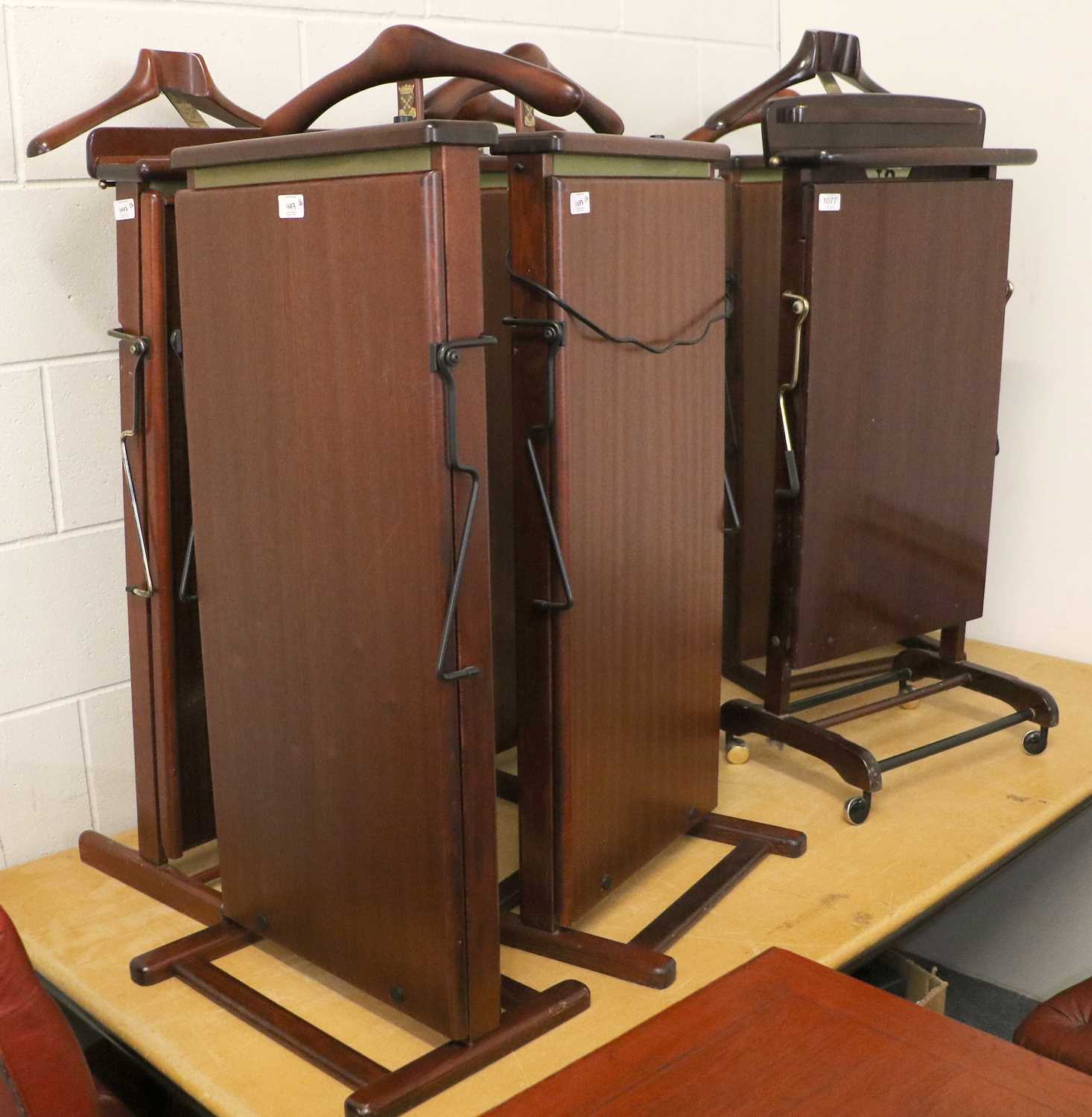 Lot 1077 Six Viscount Electric Trouser Presses