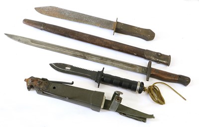 Lot 178 - A Victorian Bowie Knife, the 26.5cm clip point...