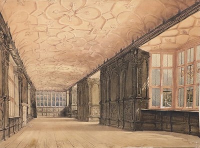 Lot 1057 - Joseph Nash OWS (1809-1878) Haddon Hall, Long...