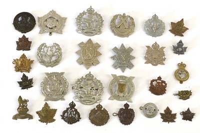 Lot 43 - A Collection of Twenty Eight Canadian Cap,...