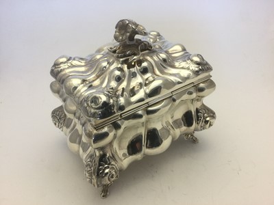 Lot 174 - An Israeli Silver Etrog-Box, by Hazorfim,...