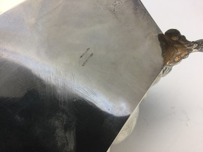 Lot 174 - An Israeli Silver Etrog-Box, by Hazorfim,...