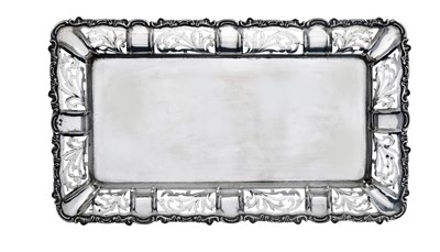 Lot 284 - An Austrian Silver Tray, Maker's Mark...