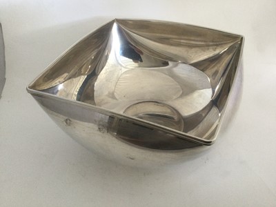 Lot 275 - An Italian Silver 'Quadronda' Bowl, by Greggio...
