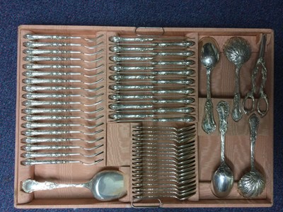 Lot 337 - An Austro-Hungarian Silver Table-Service, by J....