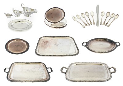 Lot 317 - A Collection of Silver Plate from the Cafe...