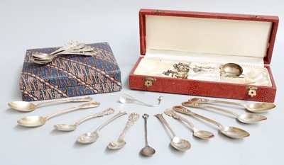 Lot 272 - A Collection of Assorted Silver Flatware,...