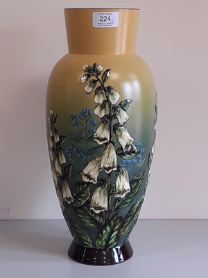 Lot 224 - A Pair of Linthorpe Pottery Vases, shape...