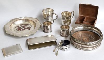 Lot 49 - A Collection of Assorted Silver and Silver...
