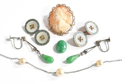 Lot 364 - A Small Quantity of Jewellery, including a...