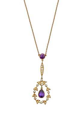 Lot 2034 - An Early 20th Century Amethyst Necklace the...