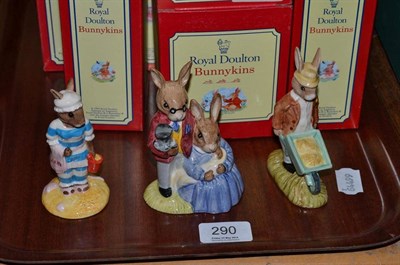 Lot 290 - Twelve boxed Royal Doulton Bunnykins figures