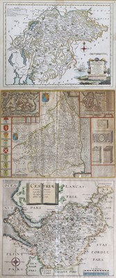 Lot 1152 - Three Maps of Northumberland, Lancashire,...