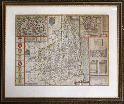 Lot 1152 - Three Maps of Northumberland, Lancashire,...