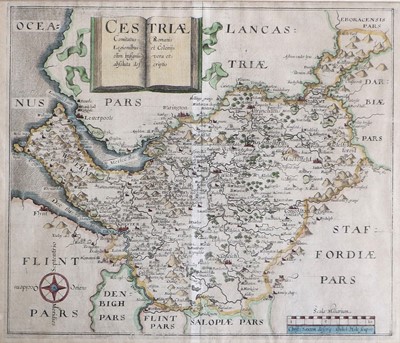 Lot 1152 - Three Maps of Northumberland, Lancashire,...