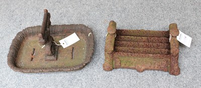 Lot 1174 - Two Victorian Cast Iron Boot Scrapes