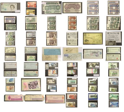 Lot 465 - Banknotes, Cheques and Local Currency Album,...