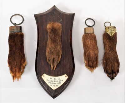 Lot 1242 - Taxidermy: A Group of European Hunting...