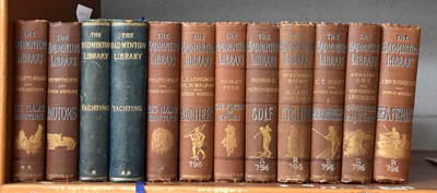 Lot 248 - The Badminton Library, twelve volumes...