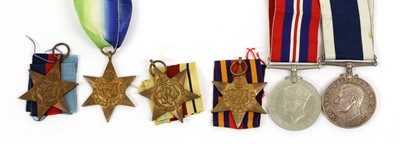 Lot 24 - A Second World War Group of Six Medals,...
