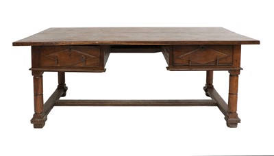 Lot 1397 - A Continental Oak Table in the 17th century...