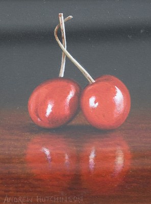 Lot 1002 - Andrew Hutchinson (b.1961) Two Cherries Signed,...