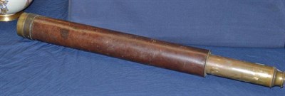 Lot 315 - A single drawer telescope by J.P Cutts
