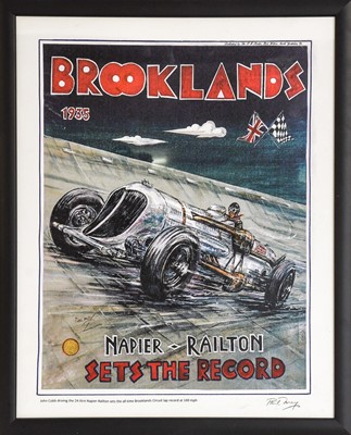 Lot 599 - Phil May (b1925) Napier Railton Sets the...