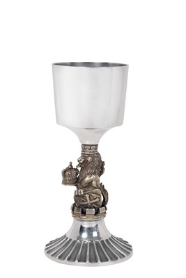 Lot 2116 - An Elizabeth II Parcel-Gilt Silver Goblet