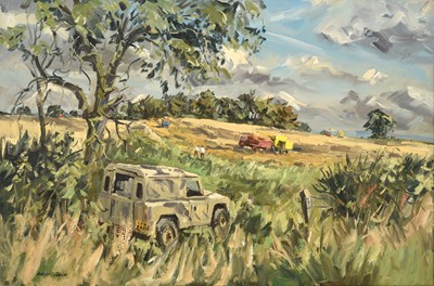 Lot 1077 - Angus Bernard Rands (1922-1985) Harvest time...