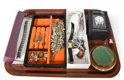 Lot 439 - A Quantity of Jewellery, including silver...