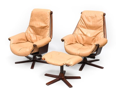 Lot 296 - A Pair of 1980s Swedish Gote Mobler Nassjo...