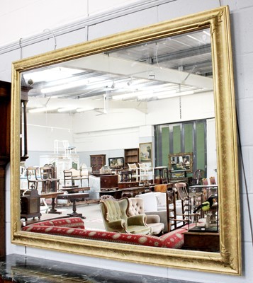 Lot 1275 - A 20th Century Gilt Framed Over Mantel Mirror,...