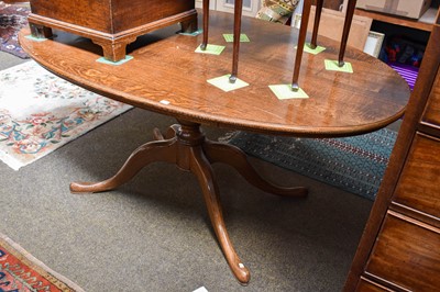 Lot 1282 - A David Bailes Knaresborough Oak Dining Table,...