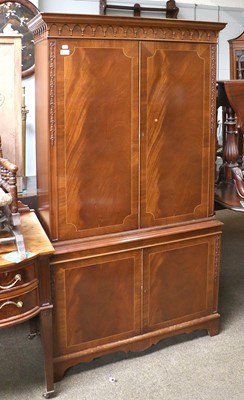 Lot 1302 - A Reproduction Cocktail Cabinet, possibly...