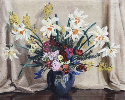 Lot 1090 - * Evans (20th century) Still Life of Narcissi...