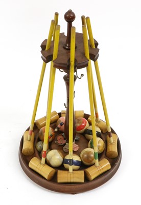 Lot 165 - A Table Croquet Set, late 19th/early 20th...