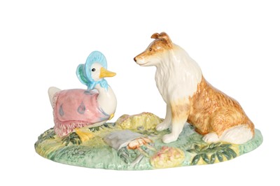 Lot 152 - Beswick Beatrix Potter Tableaus: 'Kep and...