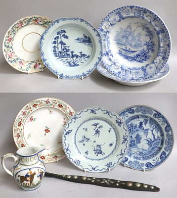 Lot 228 - A Pair of 19th Century Staffordshire Blue and...