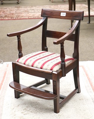 Lot 1308 - A 19th Century Mahogany Childs Chair